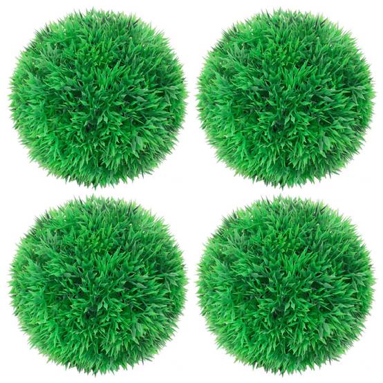 Autre - Boules de buis artificielles 4 pcs 12 cm - Image 1