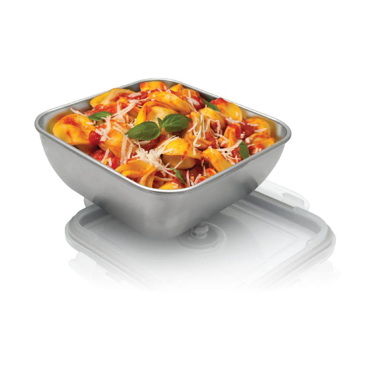 Lunch box en inox avec couvercle à clips 600 ml Fackelmann Move - Image 2