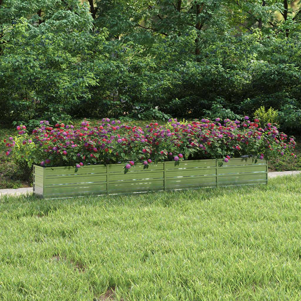 Prolenta Premium - Jardinière acier argent 320 x 40 x 45 cm - Prolenta premium p343.4 - Image 2