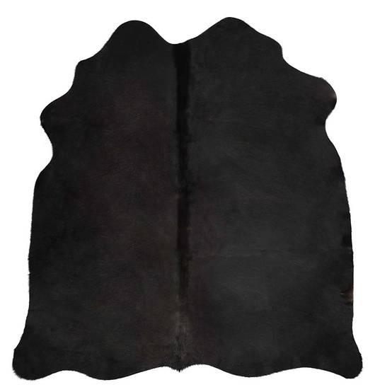Tapis en cuir de vachette véritable noir et blanc Tapis en cuir de vachette véritable noir et blanc