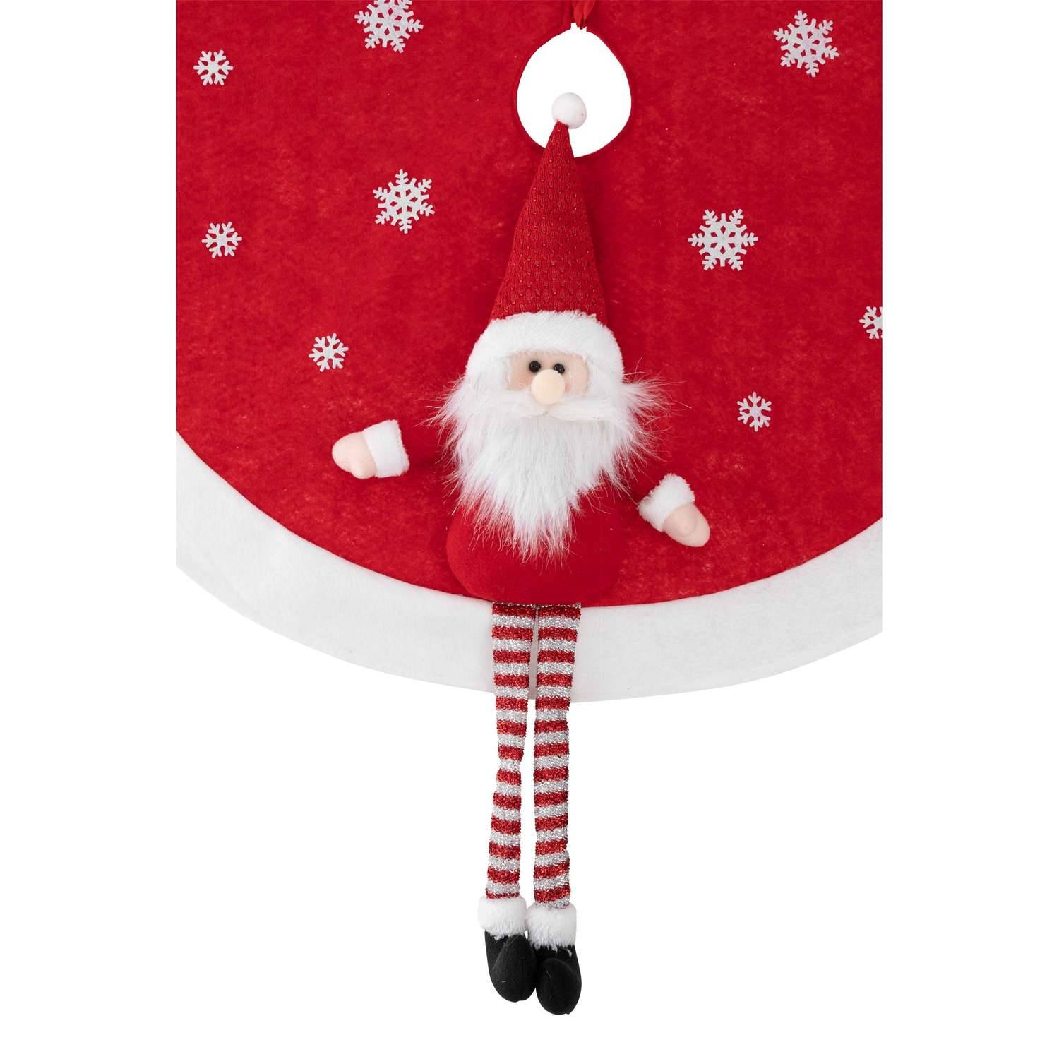 Atmosphera - Tapis pour sapin de Noël père Noël - Diam 90cm - Atmosphera - Imagen 3