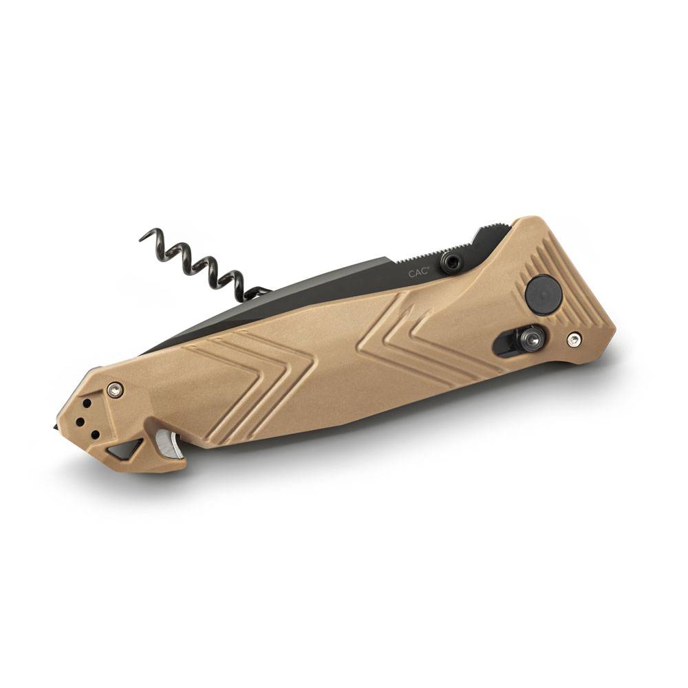 Couteau De Poche UNBOXER Vengeur Edition Tan - Collection Militaire Survie