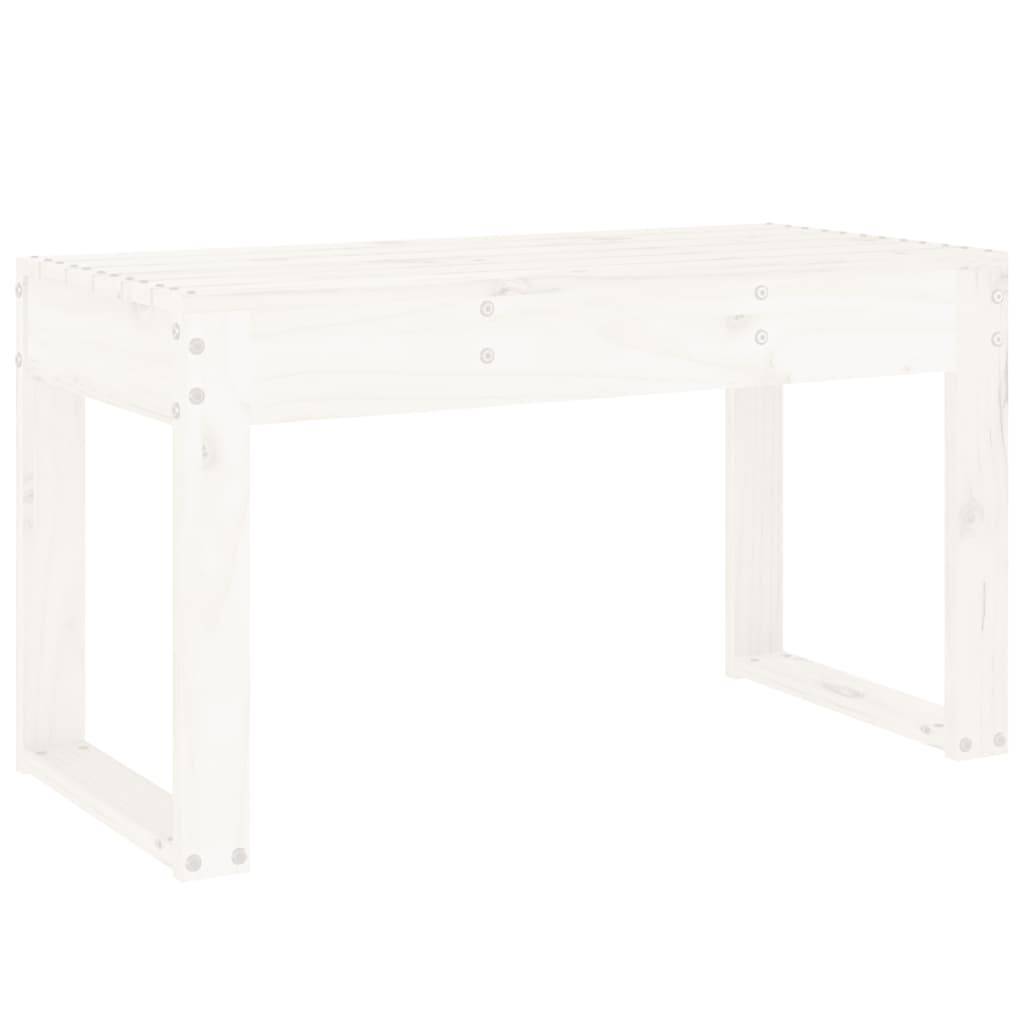 PANGIVO - Banc de jardin bois de pin blanc 80 x 38 x 45 cm - PANGIVO - Image 5