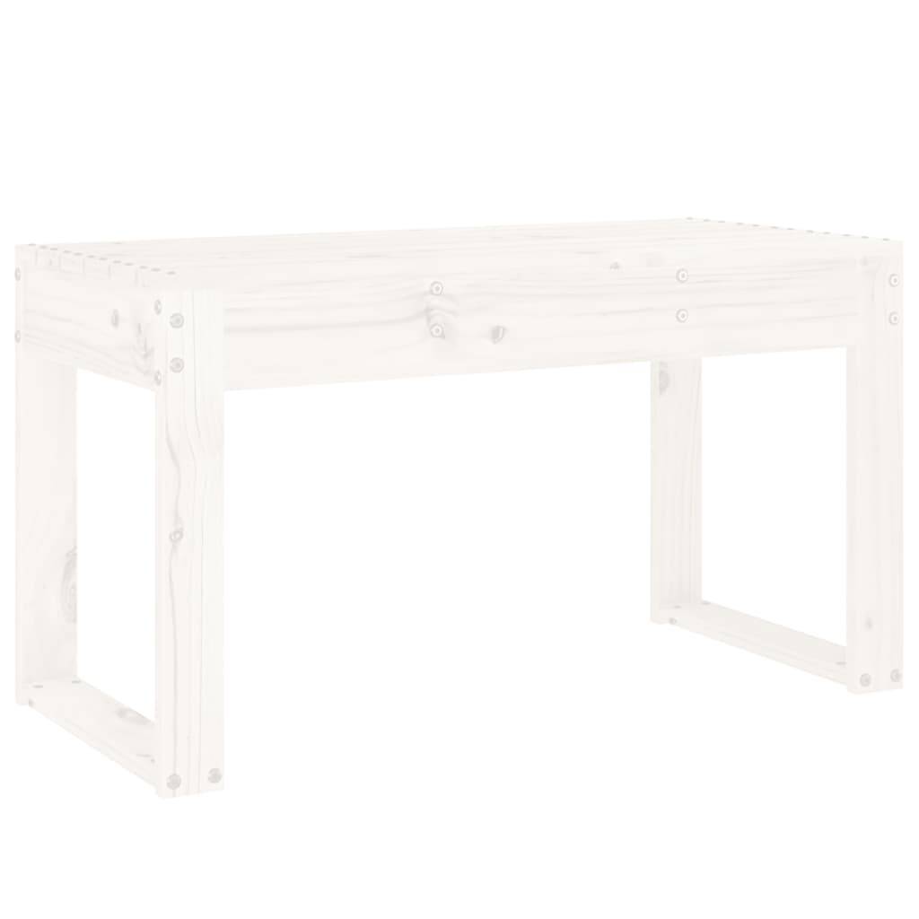 PANGIVO - Banc de jardin bois de pin blanc 80 x 38 x 45 cm - PANGIVO - Image 2