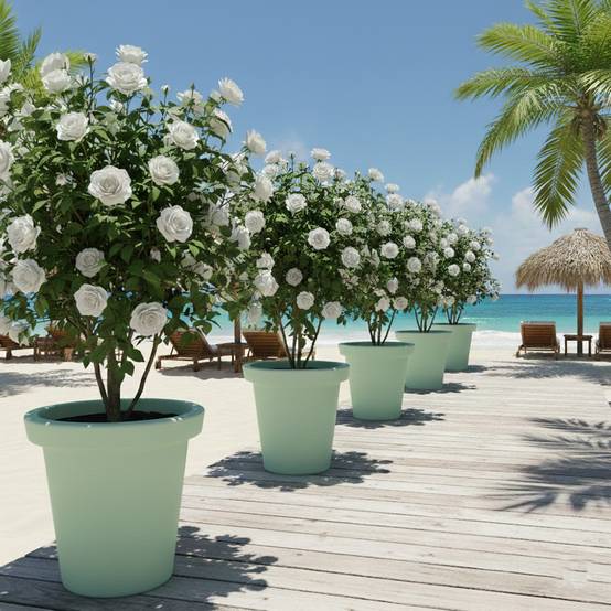 Pot de fleurs 75l delight - plast'up rotomoulage - Image 7
