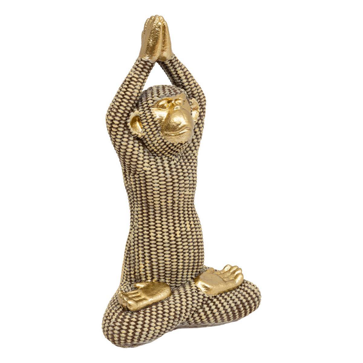 Atmosphera - Statue singe yoga H18cm - Atmosphera Créateur d'intérieur - Imagen 4