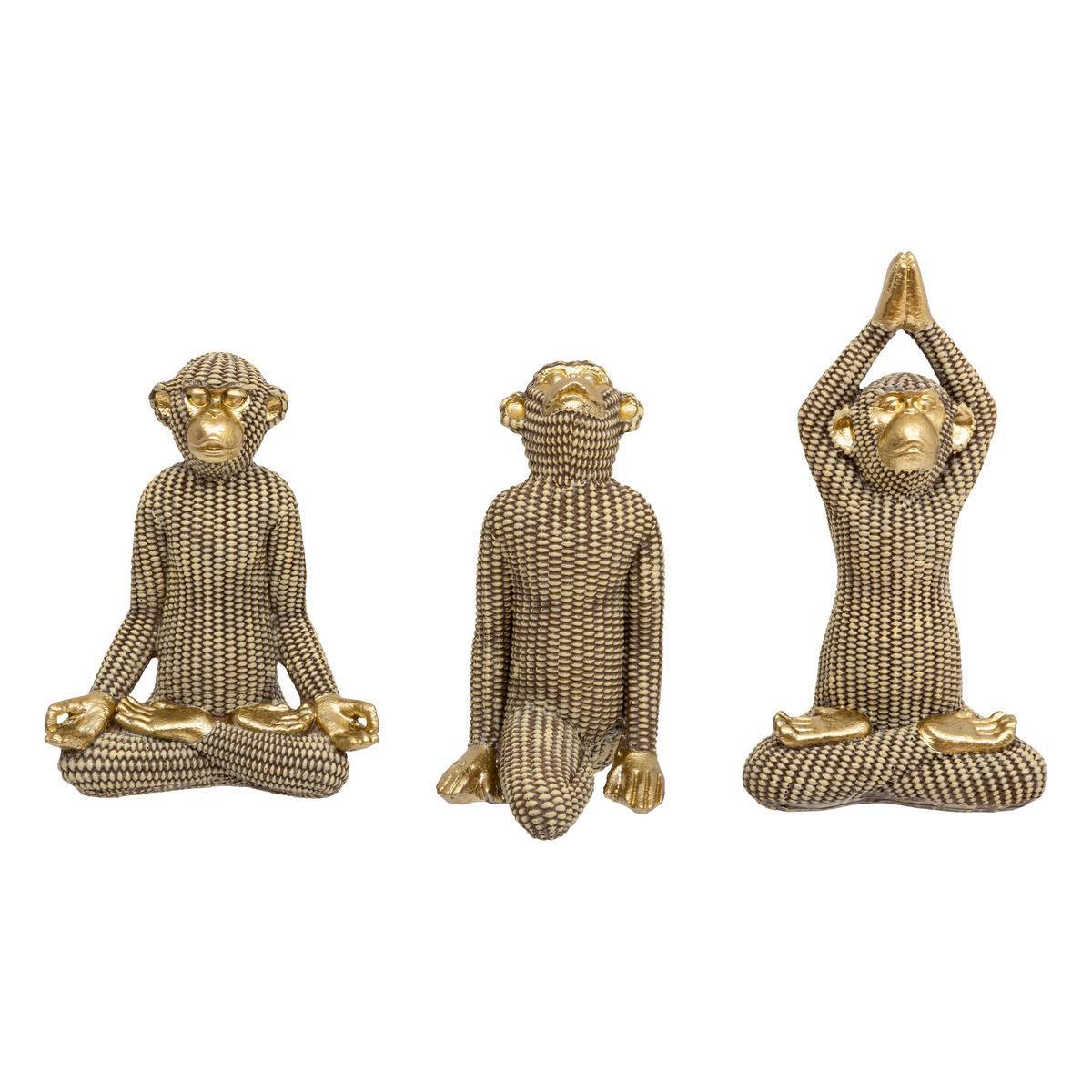 Atmosphera - Statue singe yoga H18cm - Atmosphera Créateur d'intérieur - Imagen 3