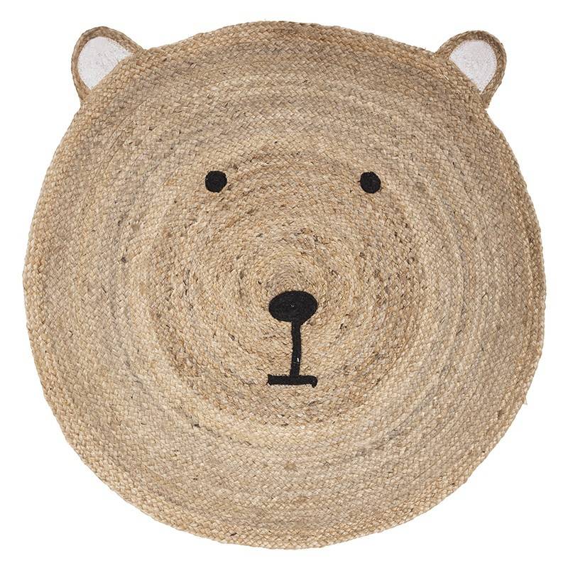 Atmosphera - Tapis jute tête d'ourson D100 Atmosphera - Imagen 1