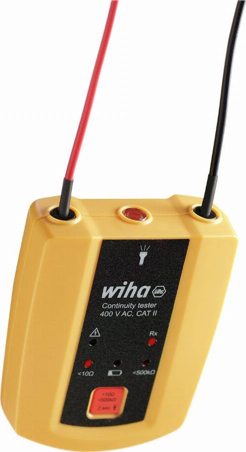 Testeur de continuité WIHA 400 V AC Cat. II + 2 piles AAA incluses - 45222 - Imagen 1