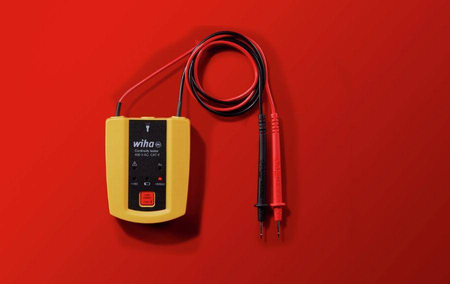 Testeur de continuité WIHA 400 V AC Cat. II + 2 piles AAA incluses - 45222 - Imagen 2
