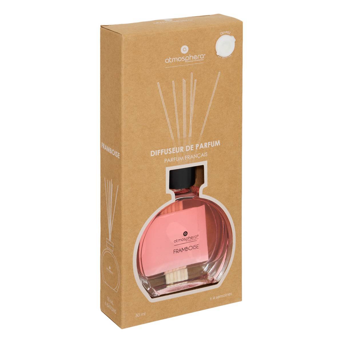 Atmosphera - Diffuseur de parfum "Haly" framboise 50ml - Atmosphera Créateur d'intérieur - Imagen 2