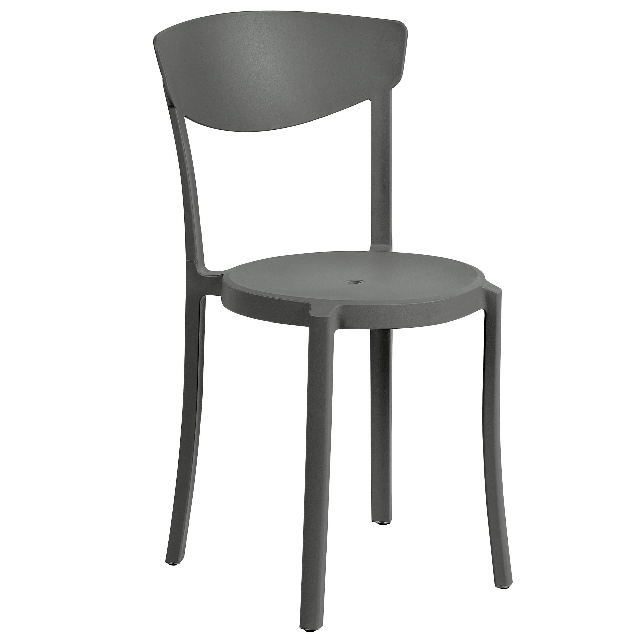 Beliani - Chaise de salle à manger Matière synthétique Gris foncé VIESTE - Beliani - Imagen 4