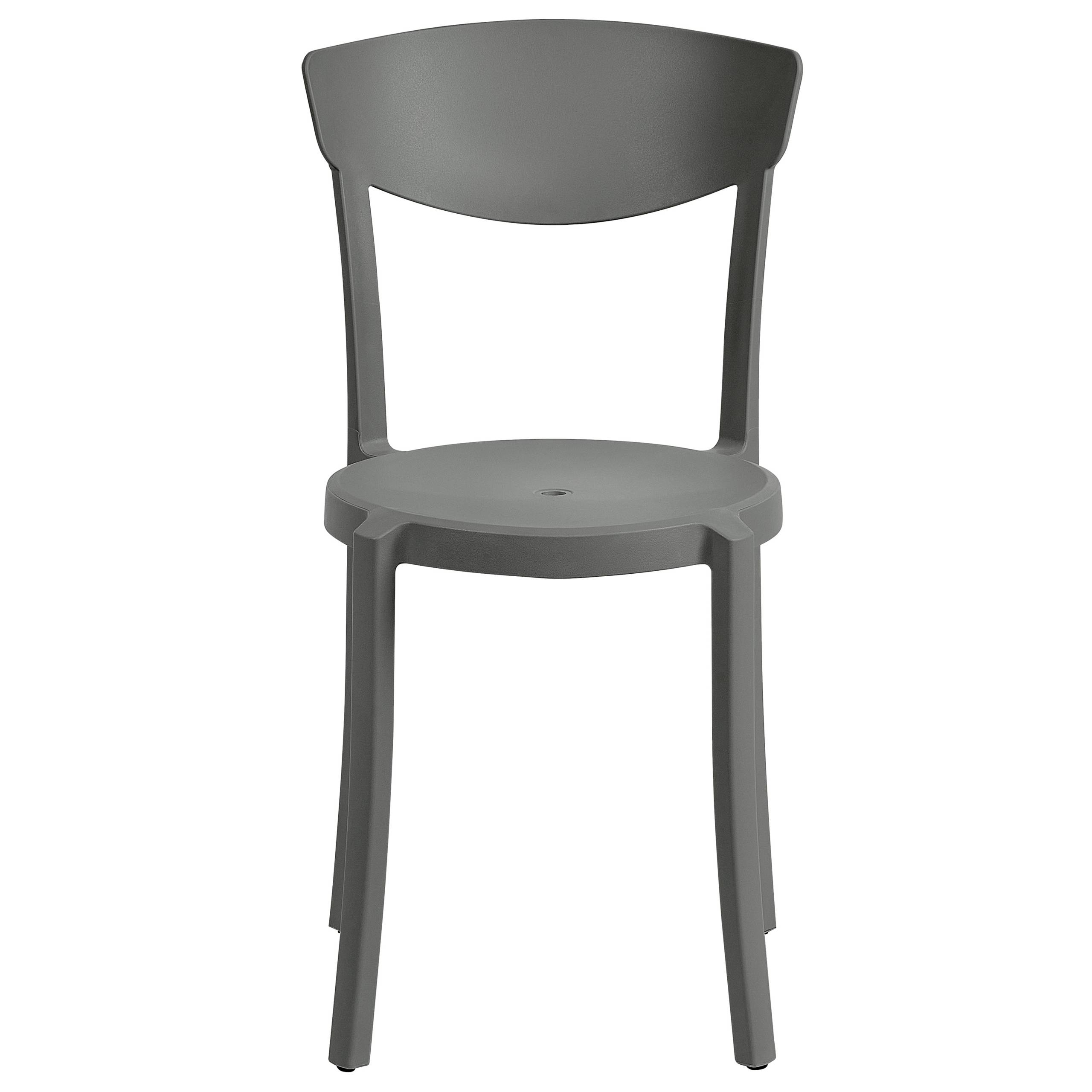 Beliani - Chaise de salle à manger Matière synthétique Gris foncé VIESTE - Beliani - Imagen 5
