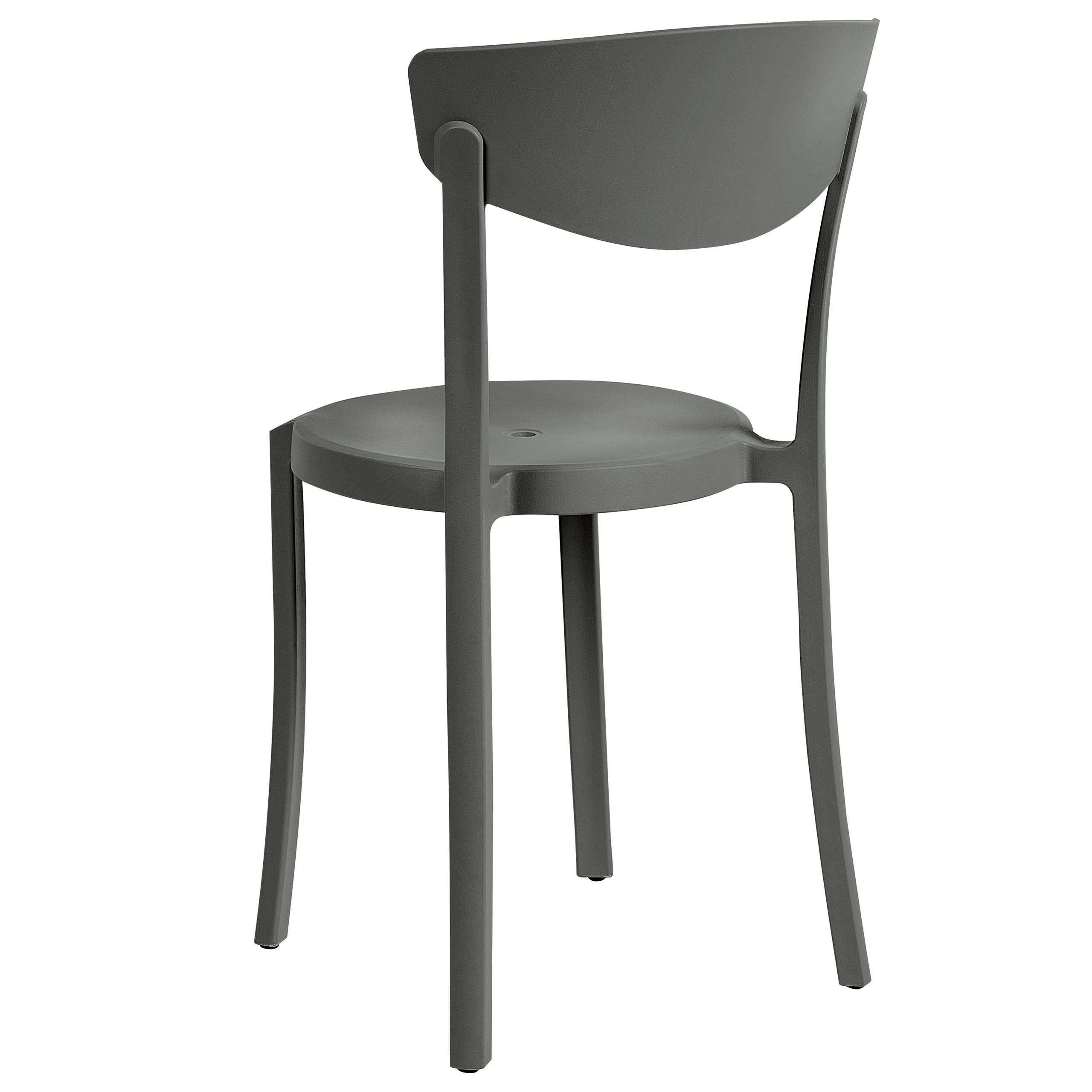 Beliani - Chaise de salle à manger Matière synthétique Gris foncé VIESTE - Beliani - Imagen 7
