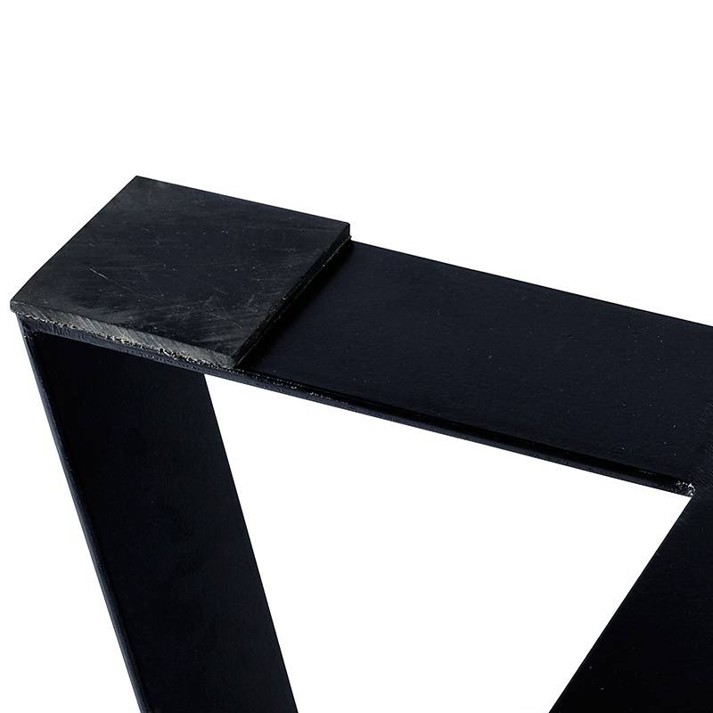 Table métal anthracite et teck recyclé D 130 cm Orsay - Gecko Jardin - Imagen 6
