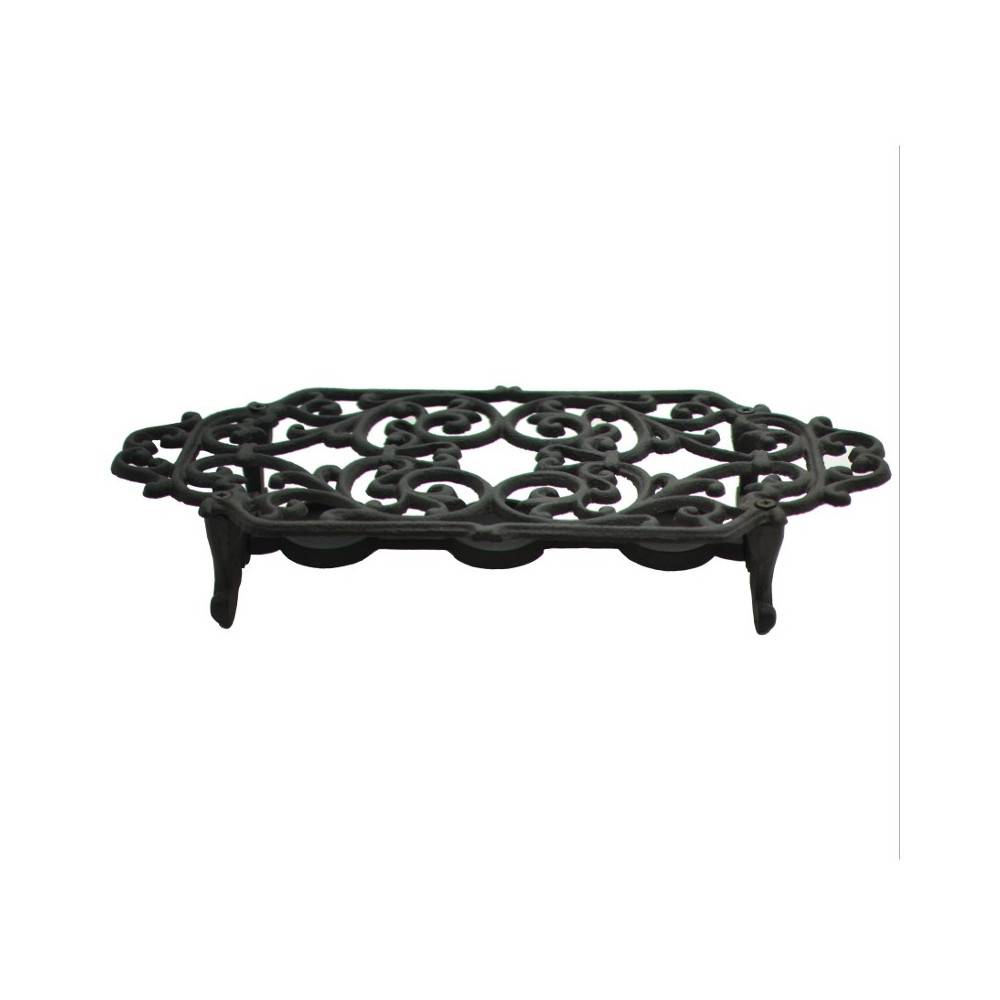 Chauffe plat en fonte marron 34.5 x 17 x 5 cm Chemin de campagne - Imagen 1