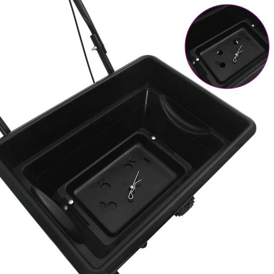 Vidaxl - Épandeur Noir 82 x 46 x 75 cm PVC et Acier vidaXL 42019626 - Image 10