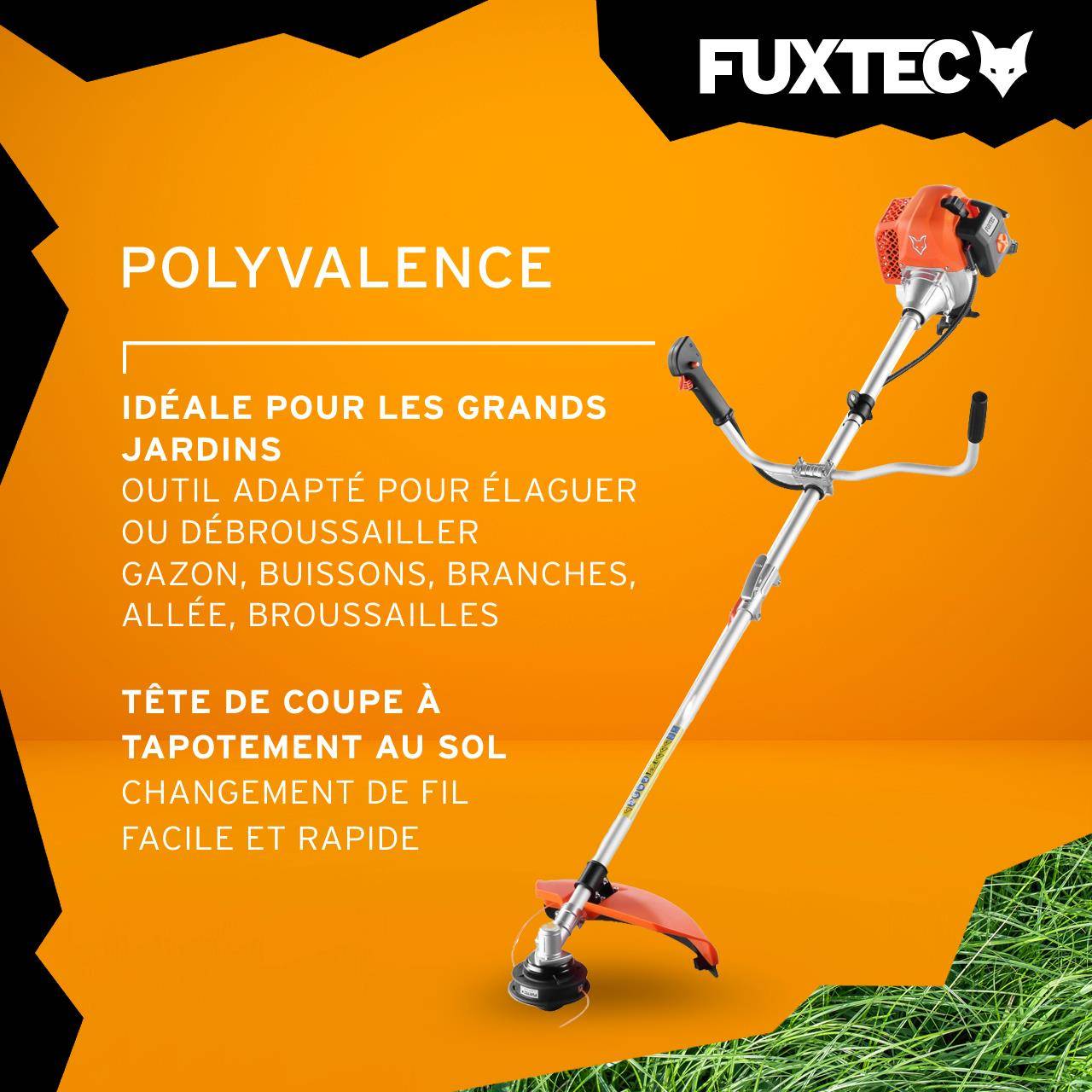 FUXTEC - Débroussailleuse thermique 62 cm³ 3,5 CV avec harnais confort – FX-MS162 – FUXTEC - Image 5