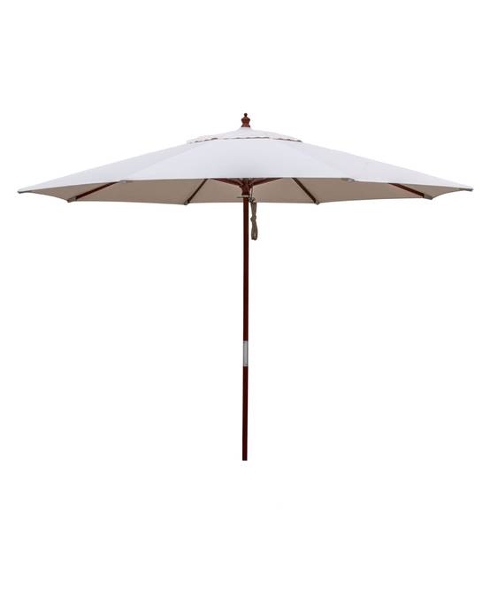 Parasol extérieur Ø300 cèdre - naturel MADEIRA garbar - Image 1
