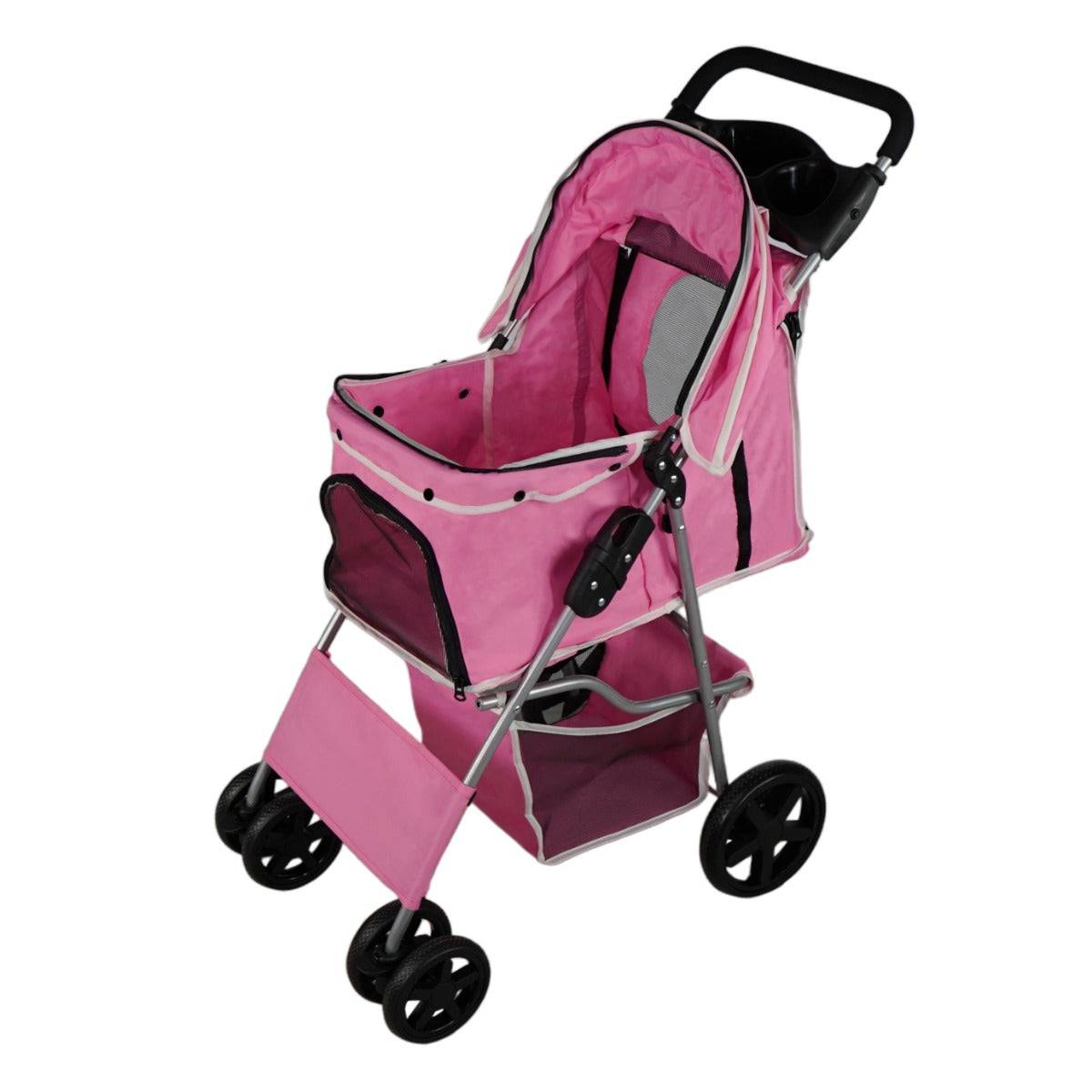 Monstershop - Poussette pour Animal de Compagnie – Rose - Monstershop - Imagen 1