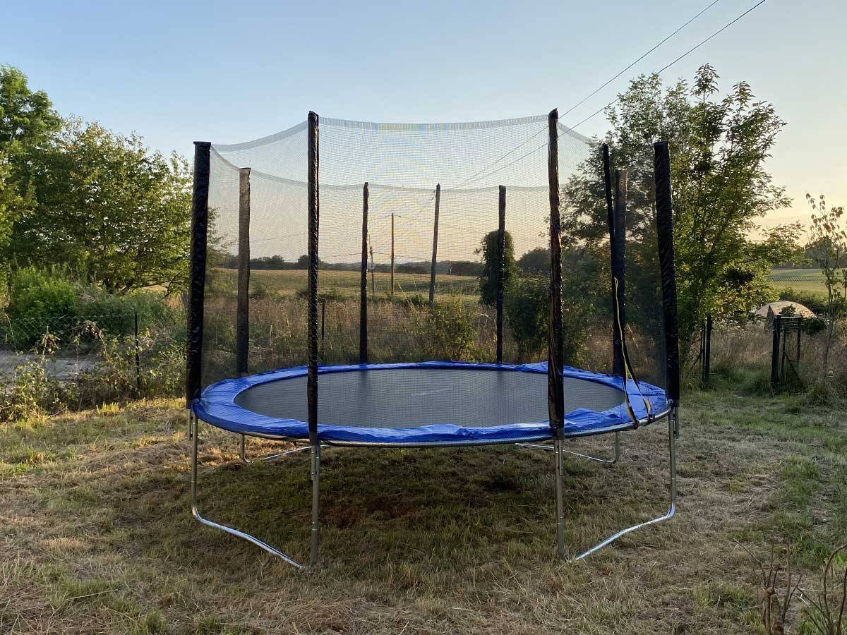 Jardideco - Trampoline Cronos Ø 3,66 m Bleu - Jardideco - Imagen 4