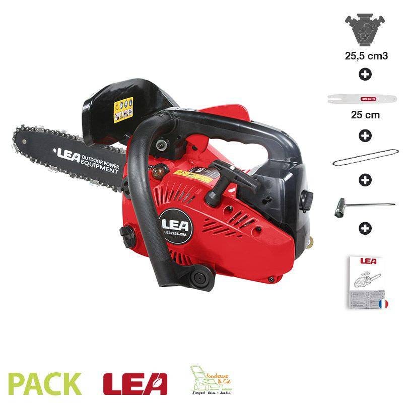 Autre - Elagueuse thermique 25,4cc guide 25cm LEA LE32255-25A - Imagen 1