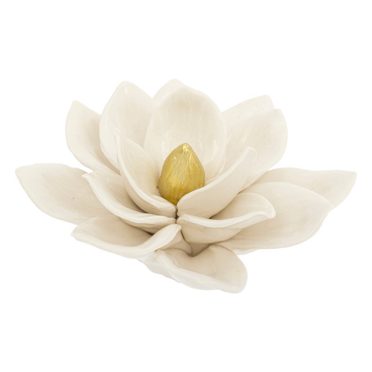 Atmosphera - Fleur déco The floral collection D.14,5cm céramique - Atmosphera Créateur d'intérieur - Imagen 2