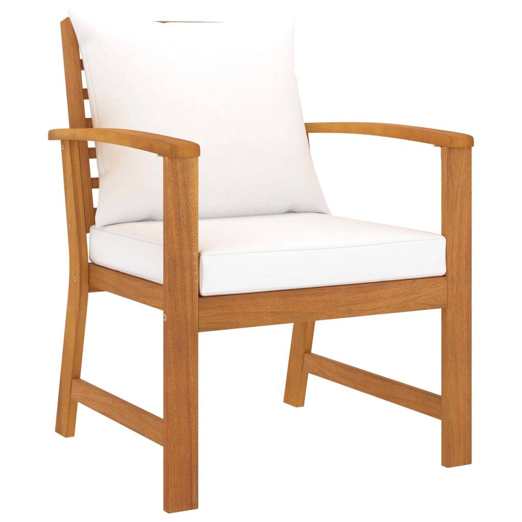 Vidaxl - Salon de jardin 5 pcs avec coussin Bois d'acacia solide vidaXL 3057786 - Image 8