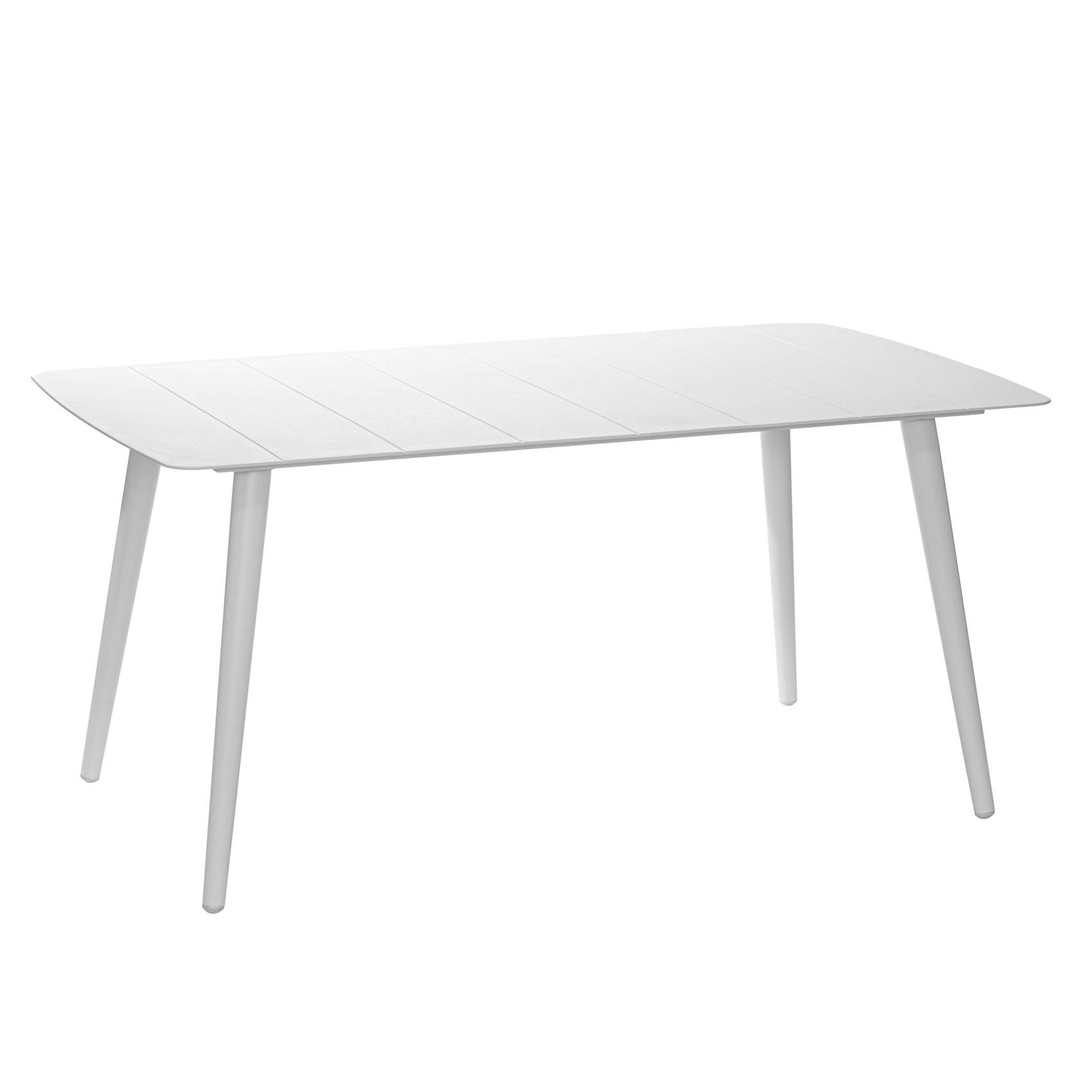 Table rectangulaire esprit bord de mer - JARDILINE - Aluminium - Blanc - Imagen 2