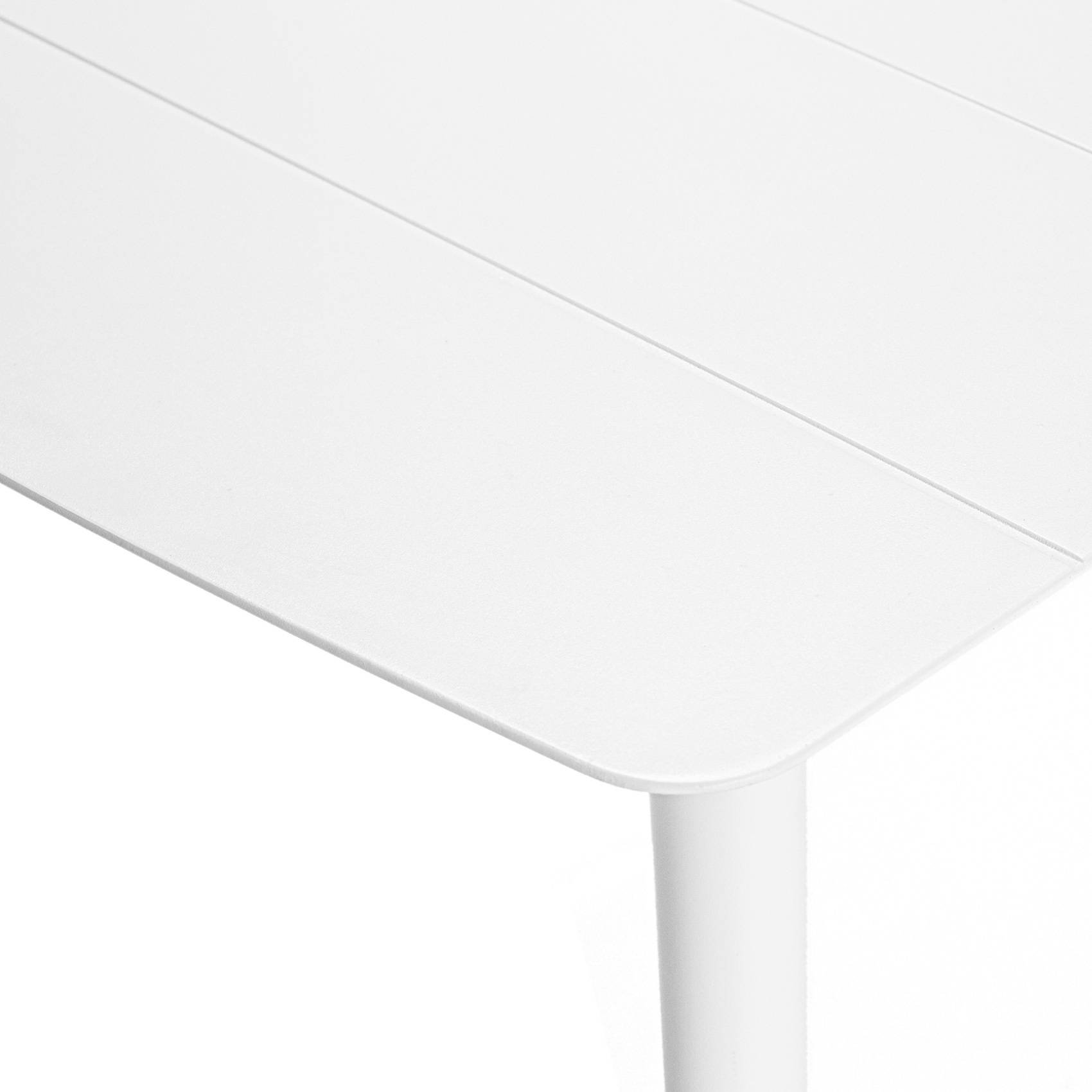 Table rectangulaire esprit bord de mer - JARDILINE - Aluminium - Blanc - Imagen 3