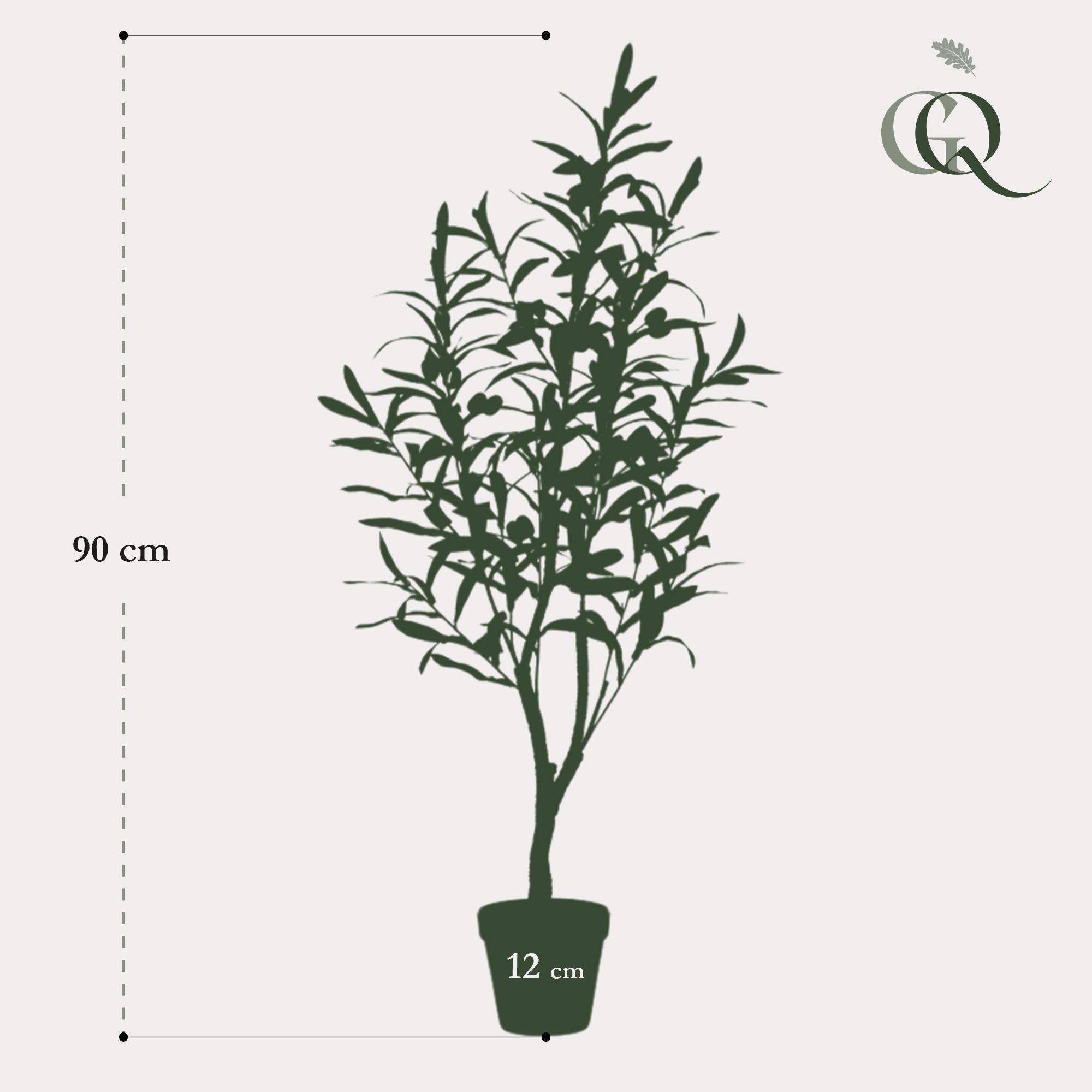 La Green Touch - Olivier plante artificielle - h90cm- La Green Touch - Imagen 3