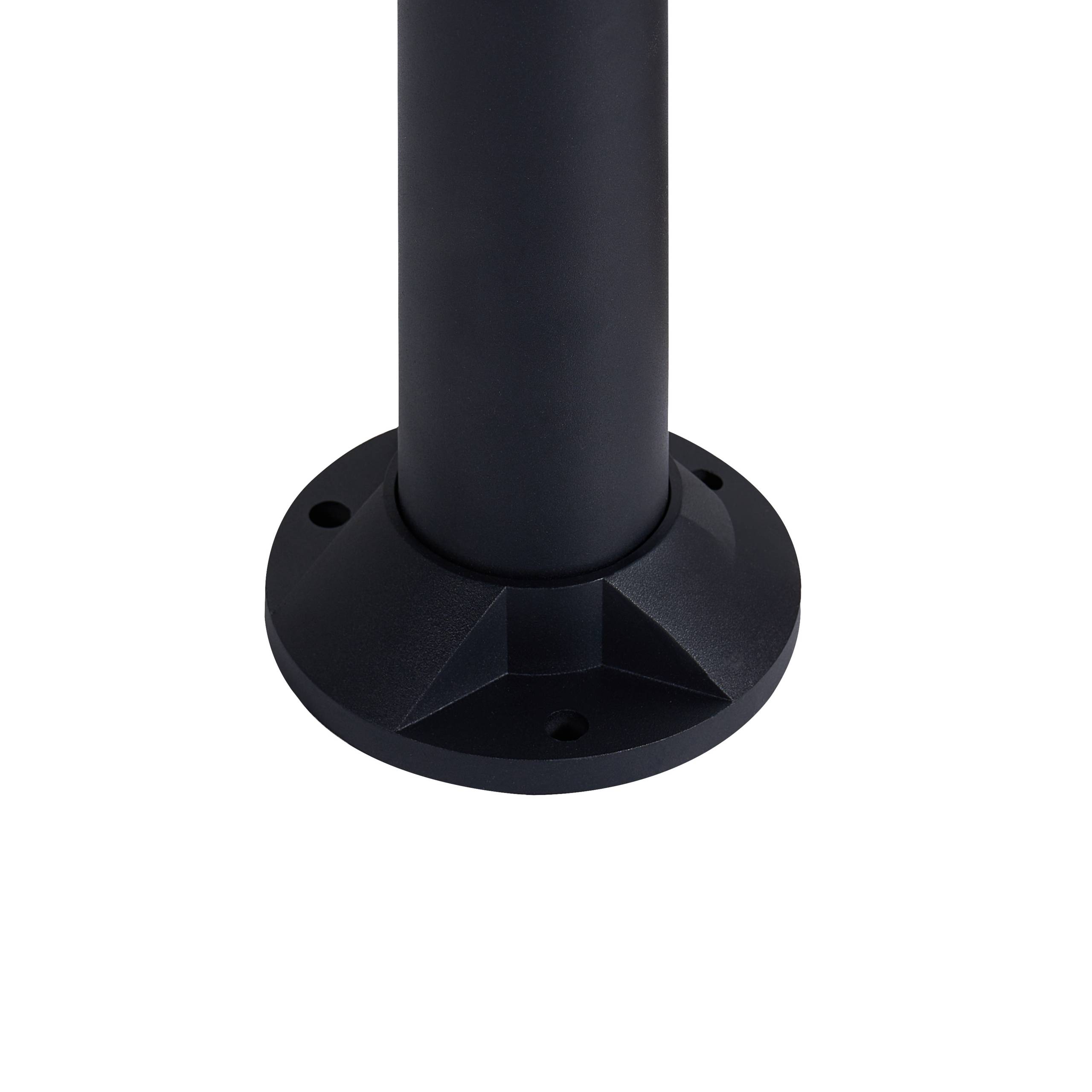 Beliani - Borne Lumineuse Aluminium Noir ABEDES - 20x30x81- Beliani - Image 8
