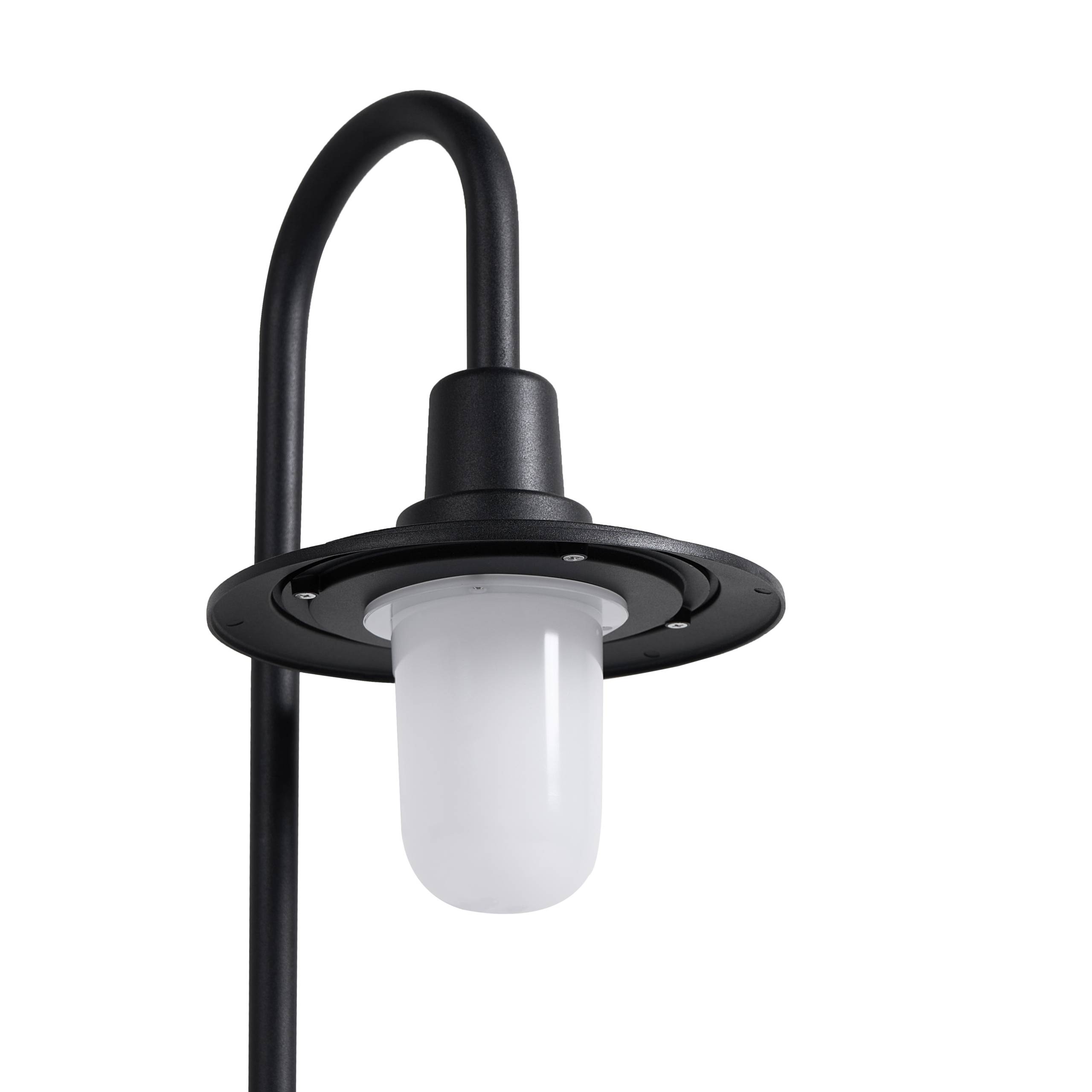 Beliani - Borne Lumineuse Aluminium Noir ABEDES - 20x30x81- Beliani - Image 6
