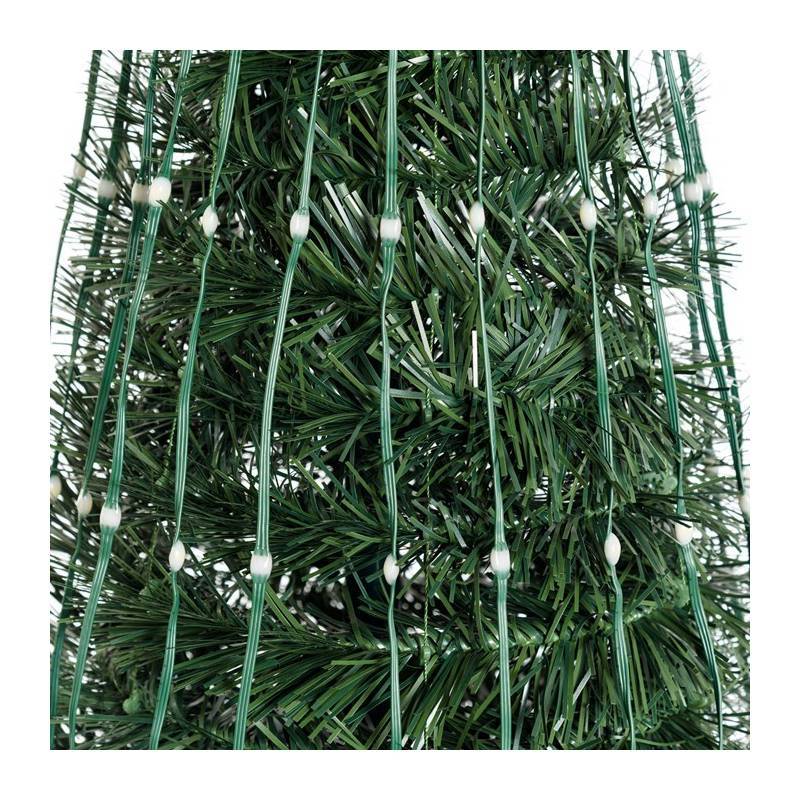 Lotti - Sapin lumineux conique animé H210cm 380 PixelLED blanc chaud et froid haute luminosité avec télécommande Lotti - Imagen 10