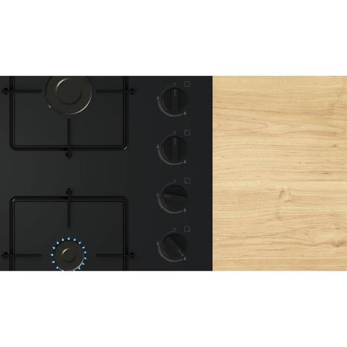 Bosch - Table de cuisson gaz 60cm 4 feux POP6B6K30 Bosch - Image 4