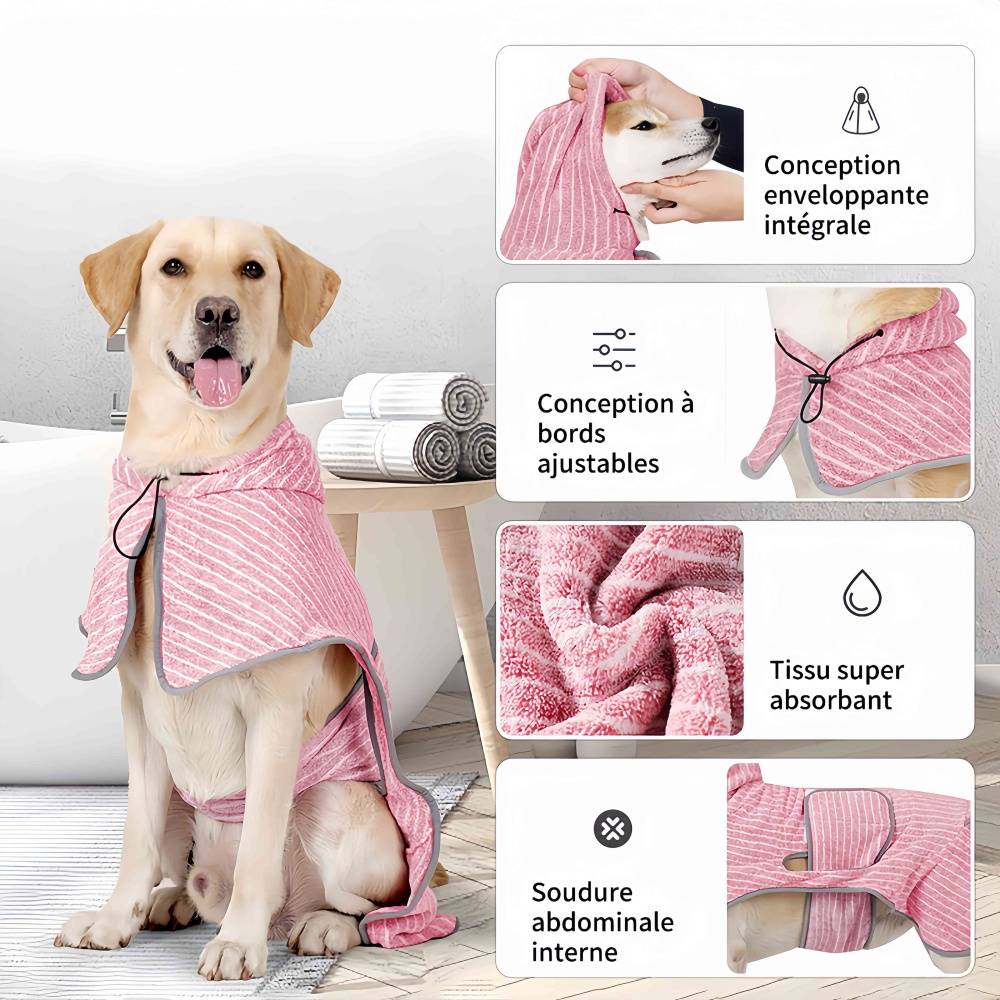 IntiMeg - Robe de bain pour grand chien L IntiMeg - Image 4