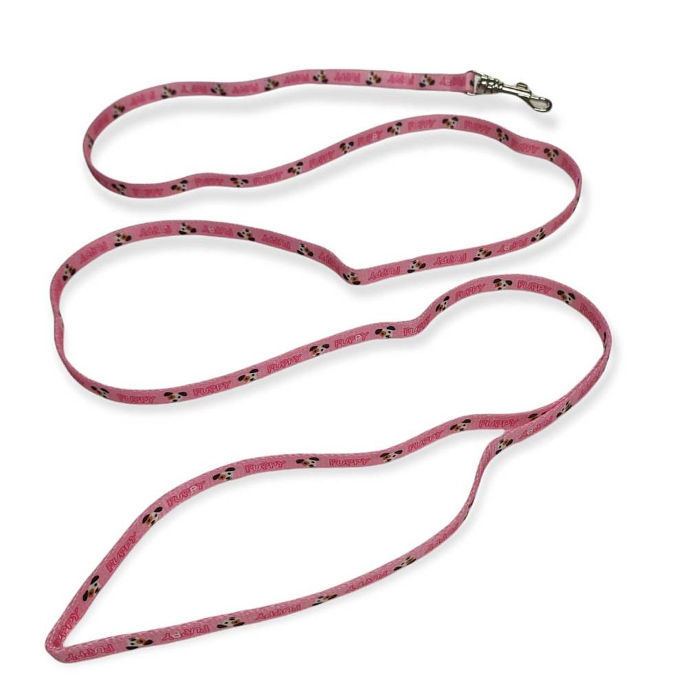 Laisse rose PUPPY MASCOTTE 1,20m pour chiots - Imagen 1