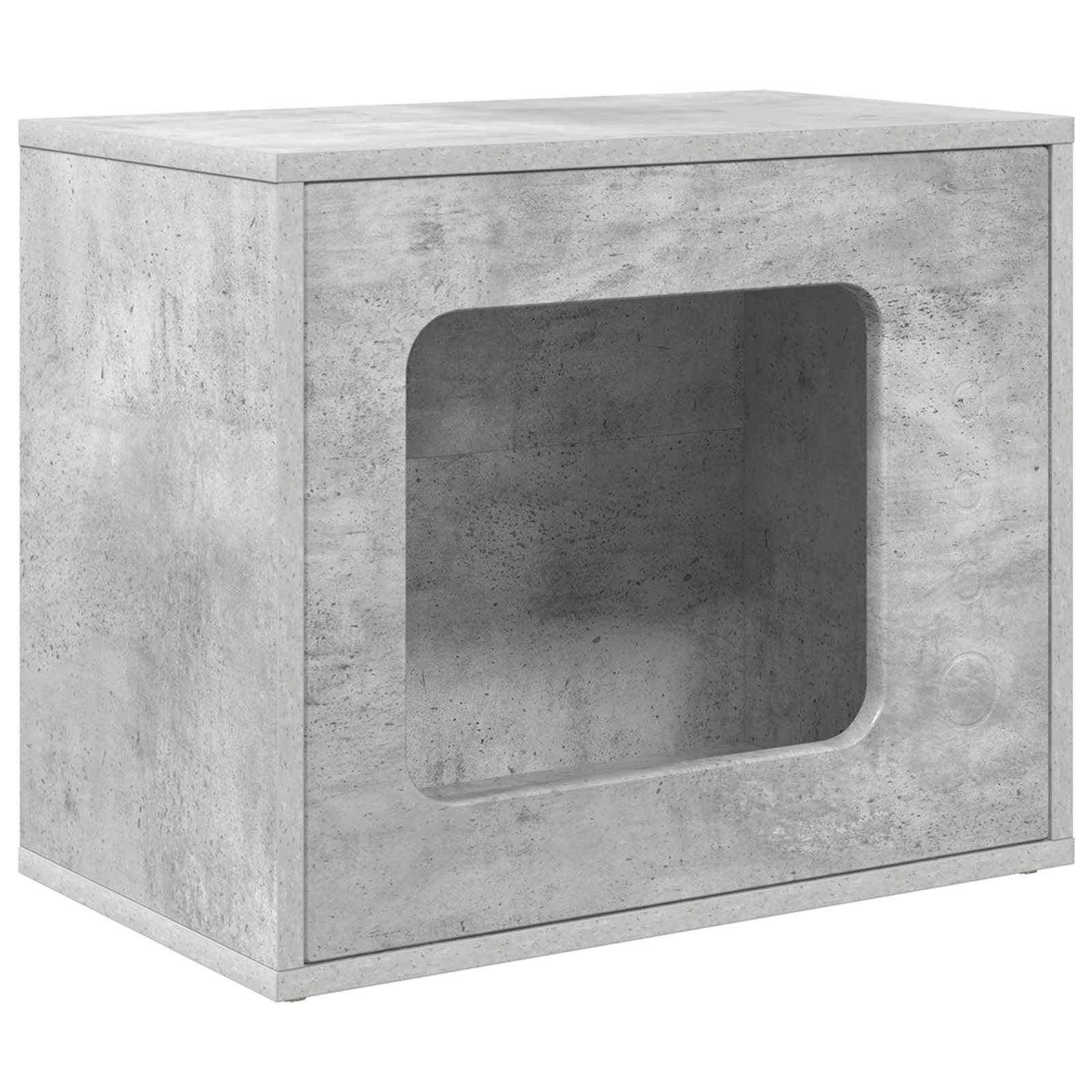 Chatiere bois gris  51 x 30 x 42,5 cm  - Prolenta premium p332.0 - Image 1