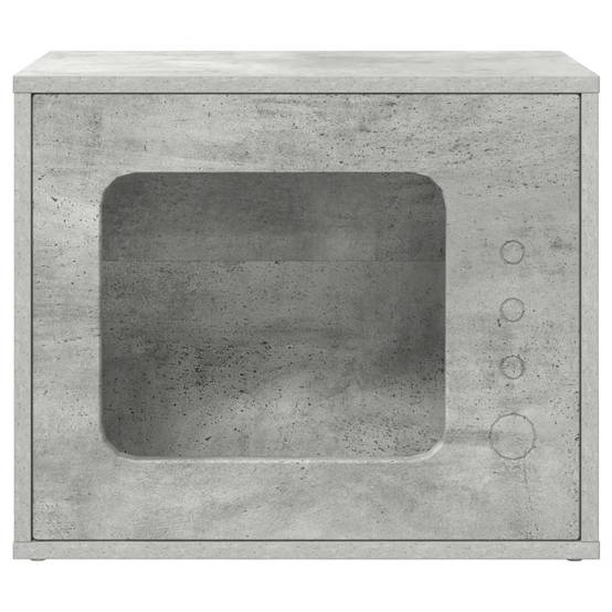 Chatiere bois gris 51 x 30 x 42,5 cm - Prolenta premium p332.0 - Image 5