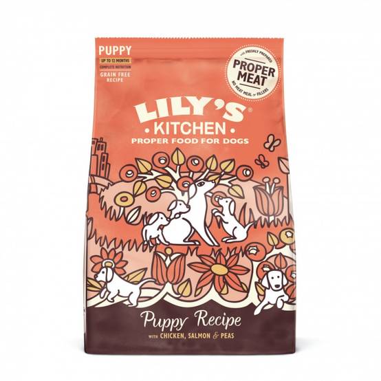 CROQUETTES CHIEN CHIOT SANS CEREALES POULET SAUMON - LILY'S KITCHEN 7 kg