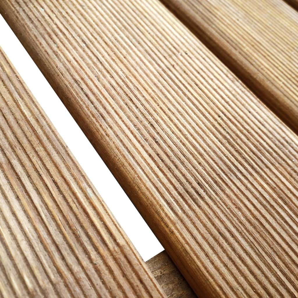 Vidaxl - Dalles de terrasse 6 pcs 50x50 cm Bois Marron - vidaXL - Imagen 3