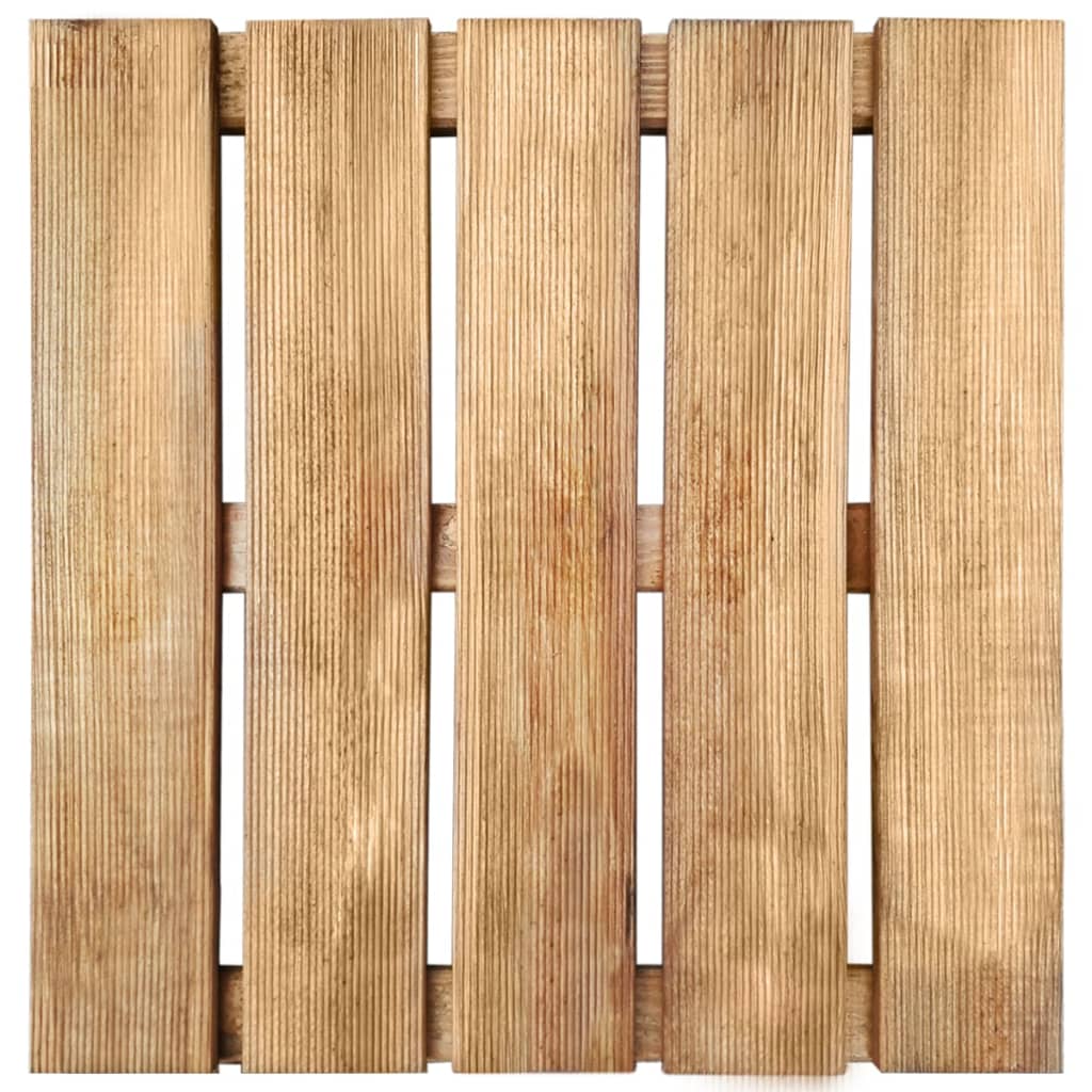 Vidaxl - Dalles de terrasse 6 pcs 50x50 cm Bois Marron - vidaXL - Imagen 1