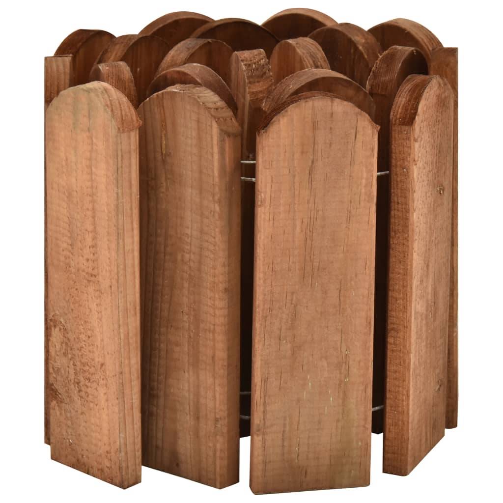 Vidaxl - Rouleaux de bordure 3 pcs 120 cm bois de pin imprégné - vidaXL - Imagen 4