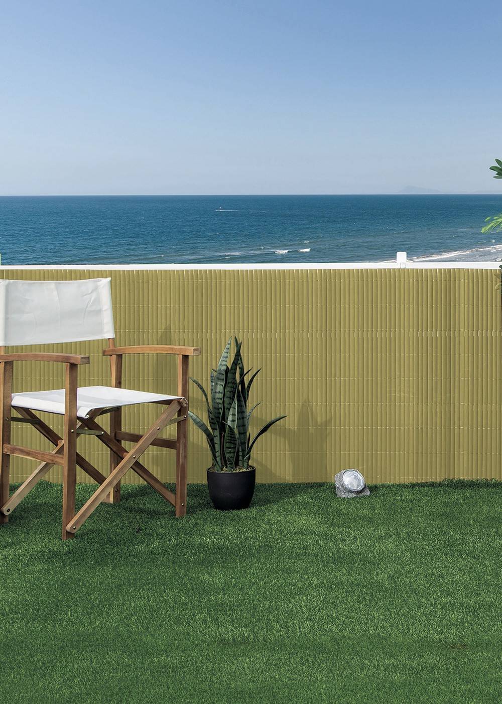 Nortène - Canisse PVC double face 20mm - coloris Bambou - 1,5x3m Nortene - Imagen 2