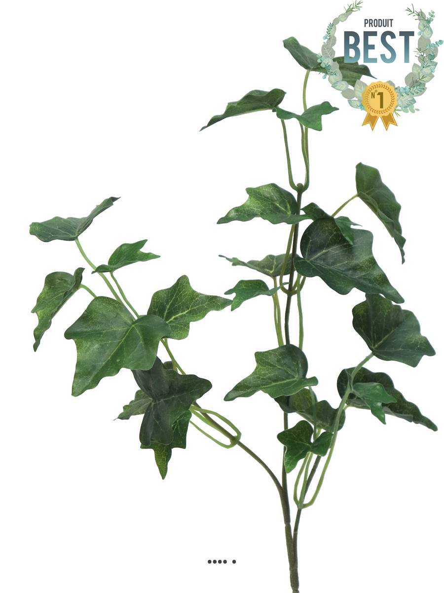 Artificielles - Lierre artificiel en piquet H 55 cm 24 feuilles Vert - BEST - couleur: Vert - Imagen 1