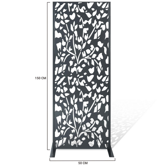 Panneau décoratif universel 150 x 50 CM FLOWER gris - Image 7