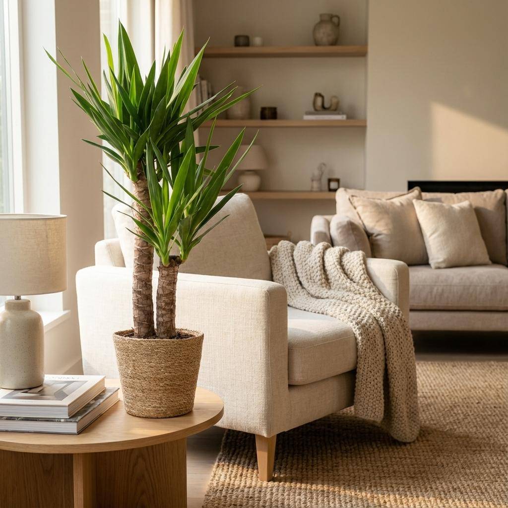 Yucca Elephantipes - Pot de 21cm - Hauteur 80 - 90cm - Blanc - Plantes d'intérieur - Image 9