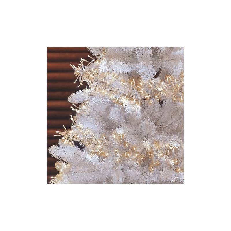 Lotti - Guirlande Boa 11,5M 1100 micro LED blanc chaud câble transparent 8 modes Lotti - Imagen 5