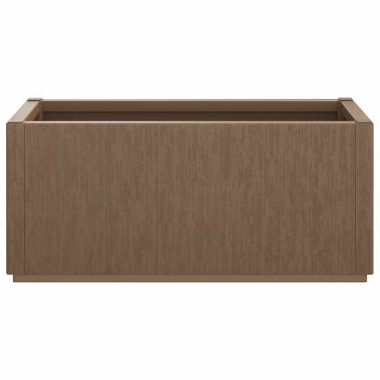 ComfortXL - Grande Jardinière Rectangulaire 80L PP Marron pour Jardin et Balcon Bac à Fleurs - ComfortXL Outdoor Living - Image 4