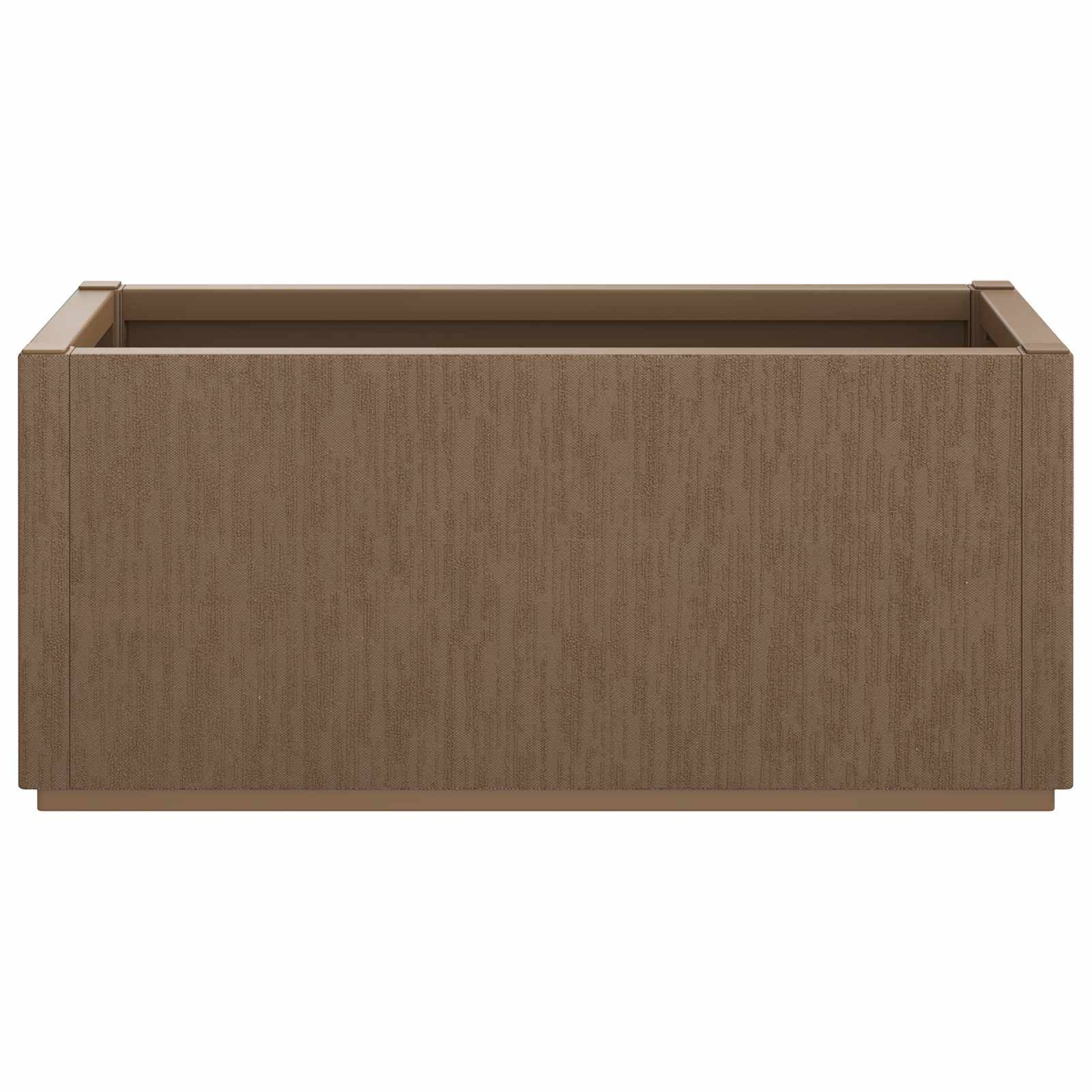 ComfortXL - Grande Jardinière Rectangulaire 80L PP Marron pour Jardin et Balcon Bac à Fleurs - ComfortXL Outdoor Living - Image 4